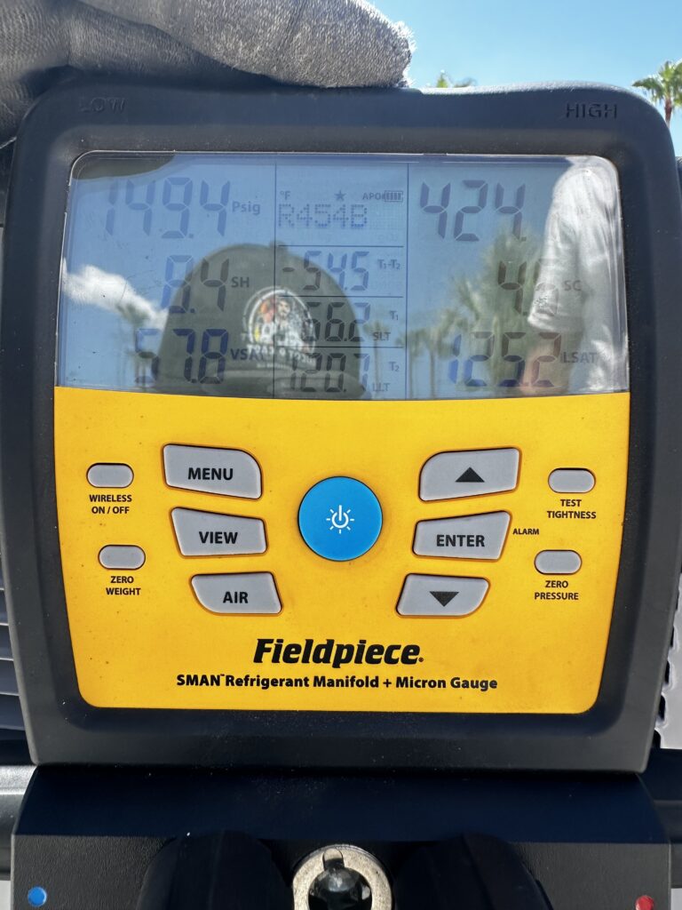 pressure readings