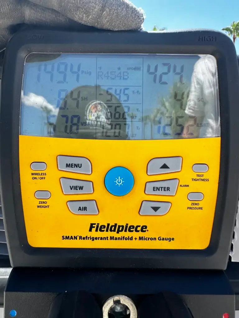pressure readings